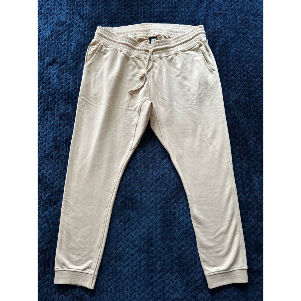 IVY PARK X Adidas‎ Men's Ivory Tan Joggers Slash Pocket Size XLarge